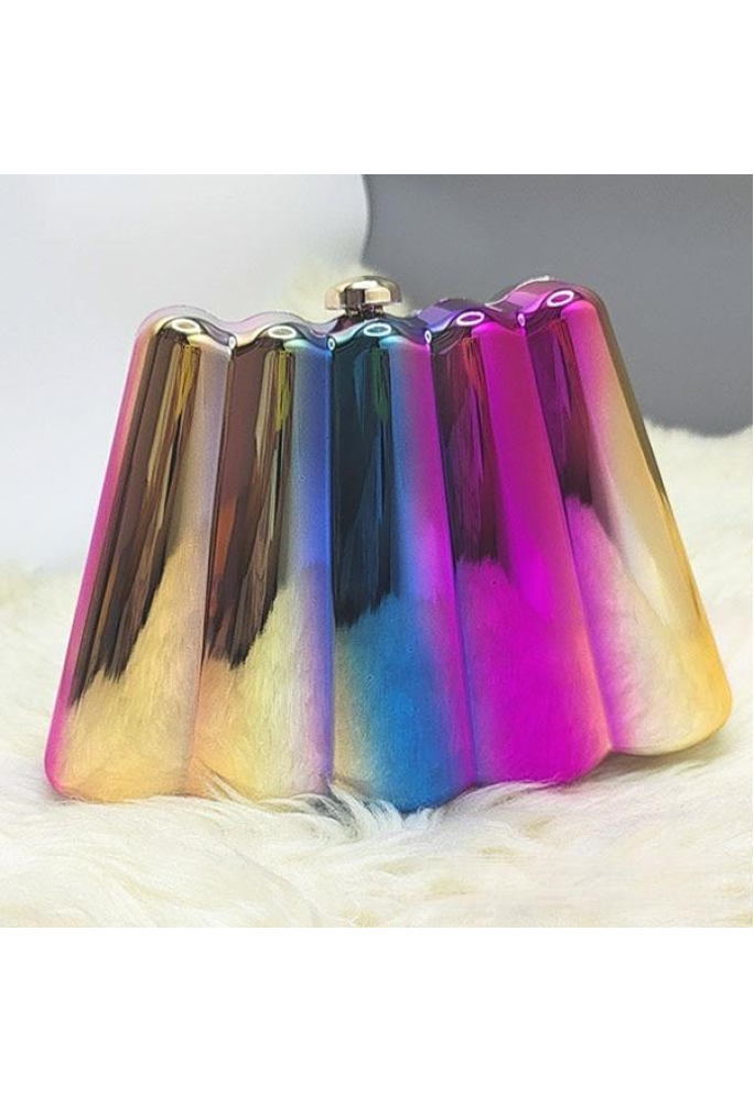 Women Acrylic Clutch Chic Sector Evening Handbag Dazzling
