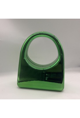 Acrylic Evening Clutch Purse Glossy Box Bag, Handbag Green