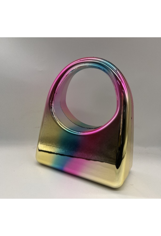 Acrylic Evening Clutch Purse Glossy Box Bag, Handbag Dazzling