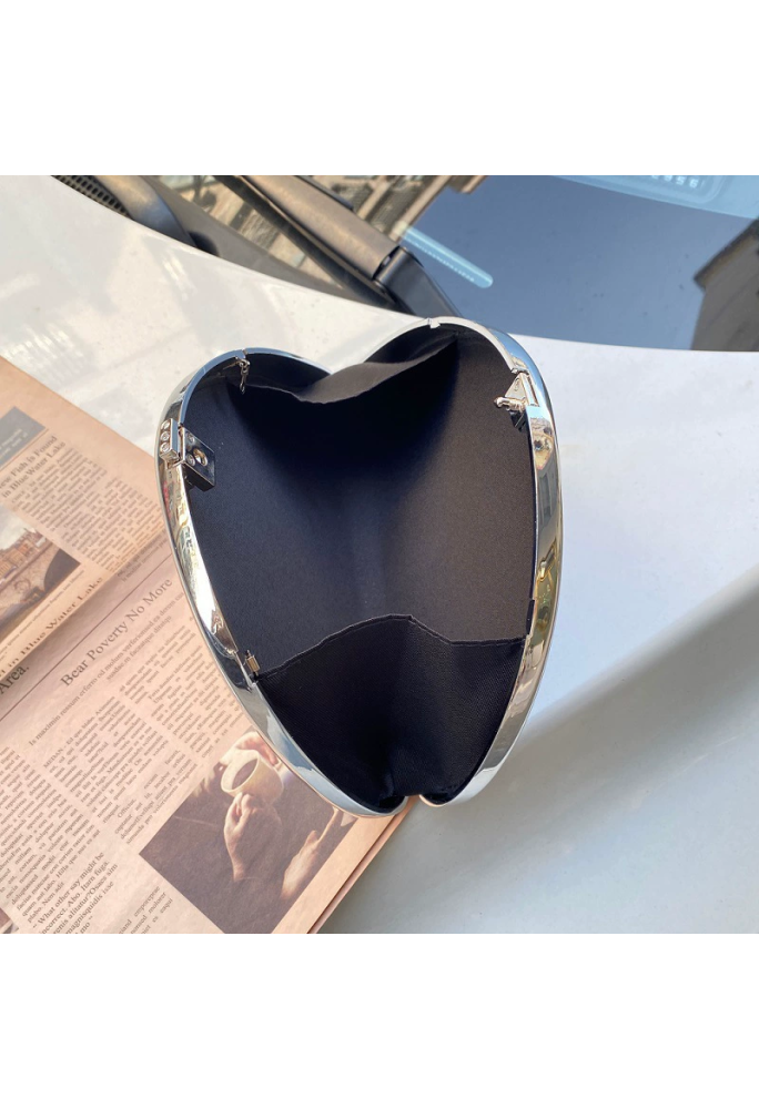 Acrylic Clutch Bag, Shell Bag Pink