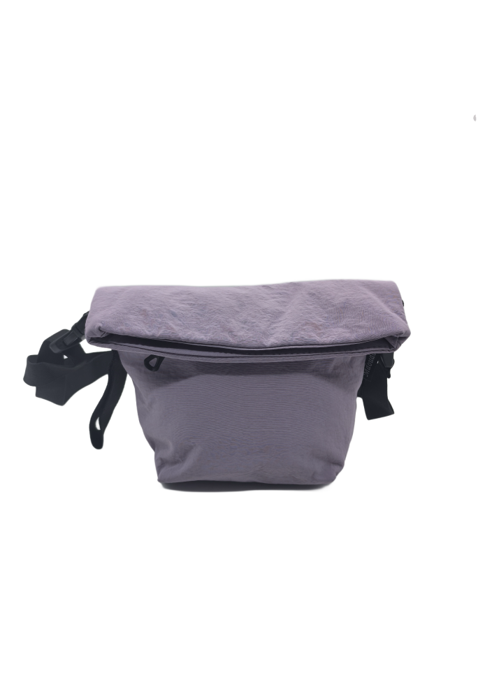 Purple Casual Nylon Shoulder Bag For Women Waterproof Lightweight Crossbody Purse