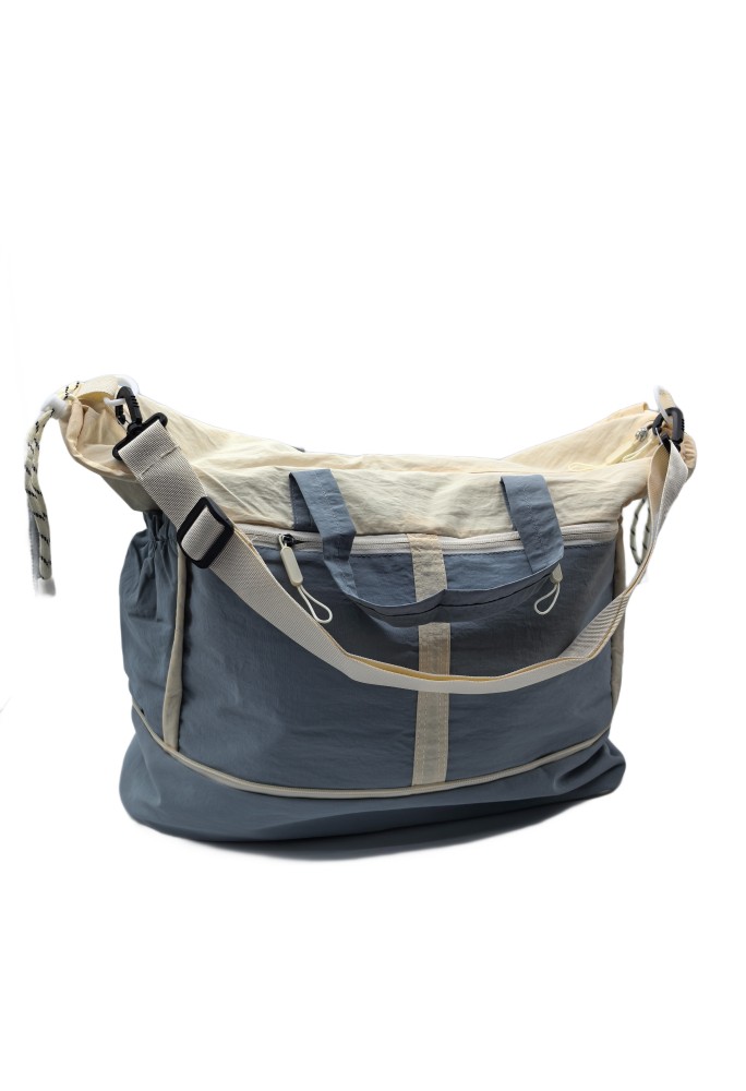 Travel Duffel Bag Large Foldable Waterproof Overnight Bag For Beach  Gym Bag(Blue)