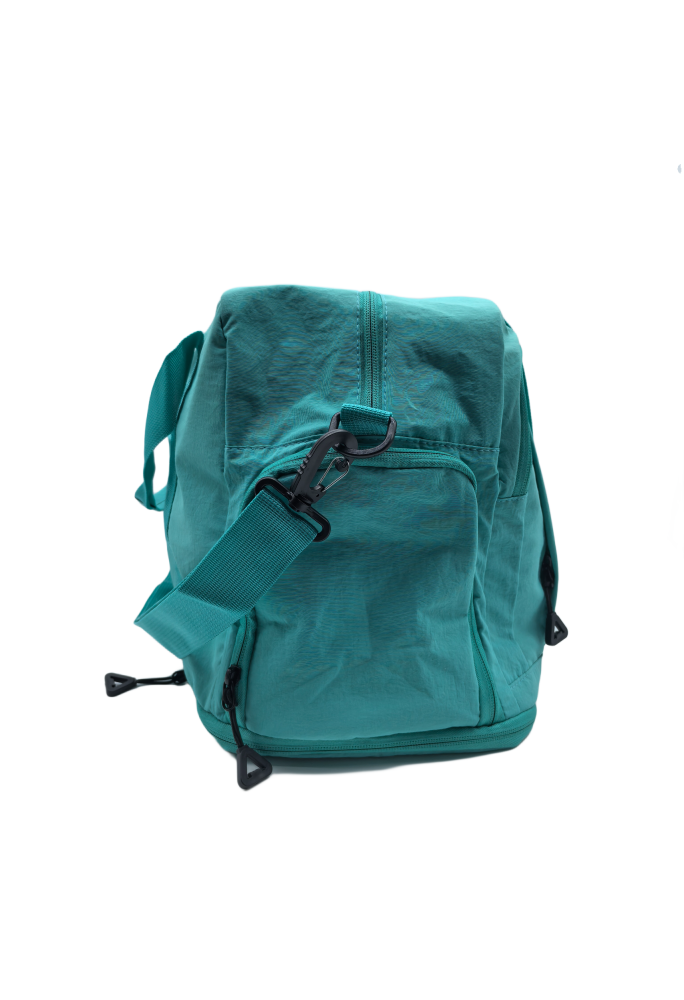 Lake Blue Gym Bag For Women,Duffle Bag For Travel With Wet Pocket, Lightweight Carry on Weekender Duffel, Water Resistant