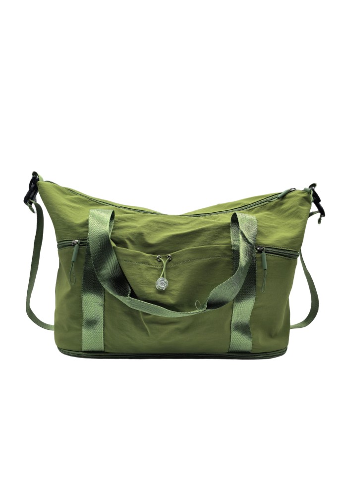 Green Gym Bag For Women,Duffle Bag For Travel With Wet Pocket,Lightweight Carry on Weekender Duffel, Water Resistant