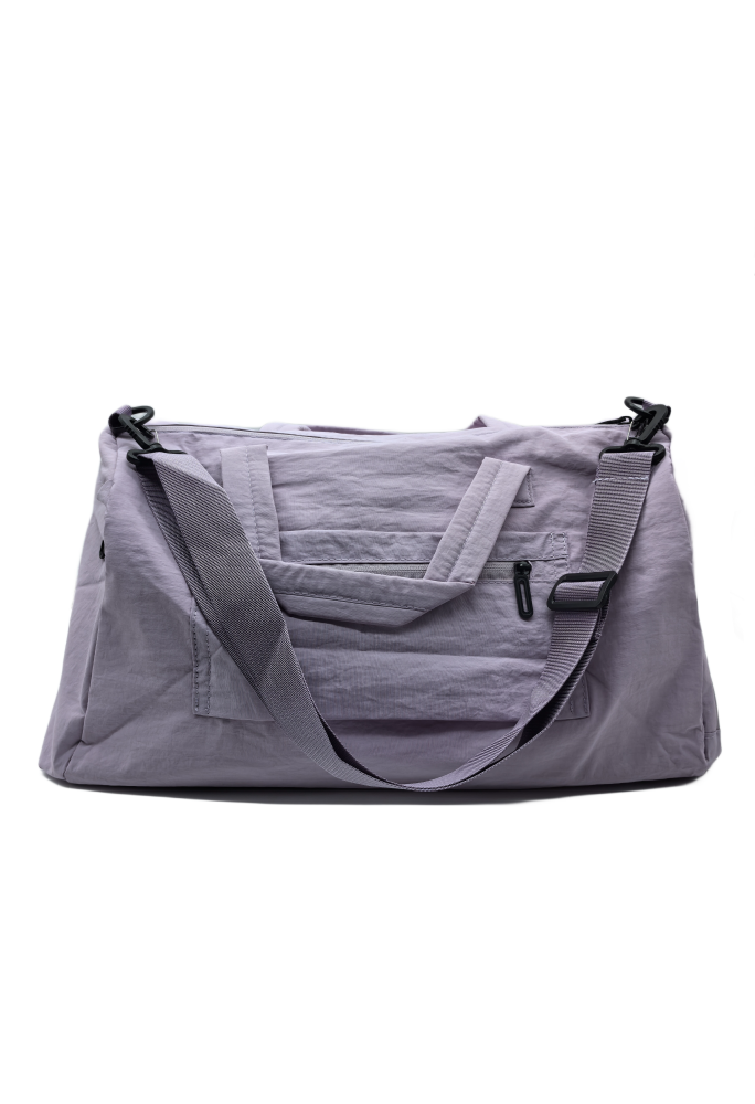 Purple Gym Bag For Women,Duffle Bag For Travel With Wet Pocket, Lightweight Carry on Weekender Duffel,Water Resistant