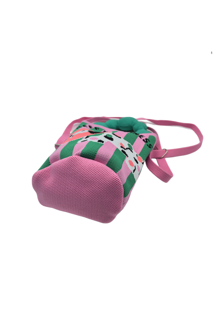 Puppy Knit Crossbody Phone Bag For Women Casual Fashion Small Shoulder Purse