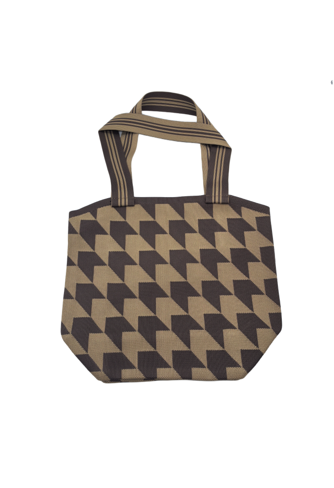 Arrow Pattern Knitted Shoulder HandBag For Women Large Tote Bag Shopping Bag