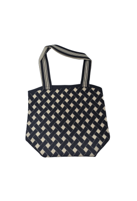 Diamond Pattern Knitted Shoulder HandBag For Women Large Tote Bag Shopping Bag