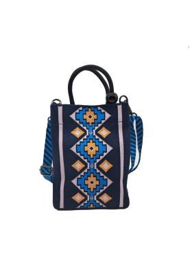 Bohemian Knit Crossbody Phone Bag For Women Casual Fashion Small Shoulder Purse